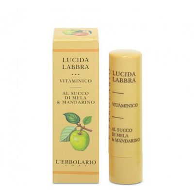 L'Erbolario Lucida Labbra Vitaminico Lūpų balzamas su vaisių ekstraktais, 4,5ml