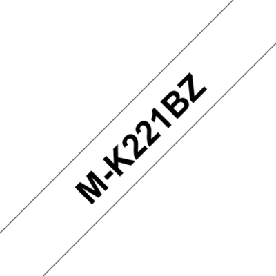 BROTHER P-Touch MK-221B black on white 9mm