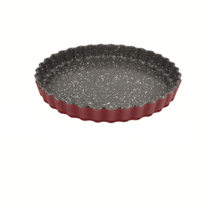 Kepimo forma Stoneline Quiche and tarte dish 21550 1.3 L, 27 cm, Borosilicate glass, Red, Dishwasher proof