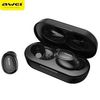 AWEI Bluetooth headphones 5.0 T16 TWS + dock station black