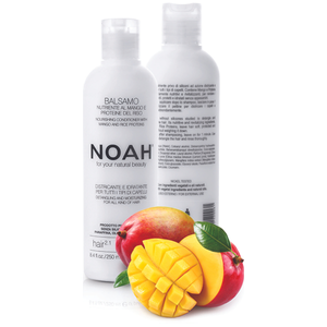 Noah 2.1. Nourishing Conditioner With Mango And Rice Proteins Maitinamasis balzamas lengvinantis plaukų iššukavimą, 250 ml
