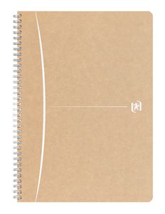 Sąsiuvinis su spirale OXFORD Touareg, A4, perdibto popier., 180 lapų, langeliais