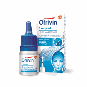 Otrivin 1 mg/ml nosies lašai 10 ml