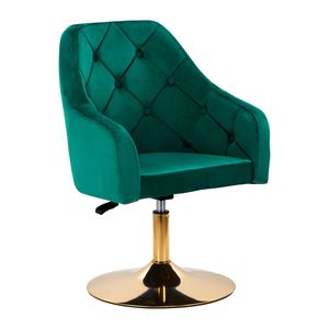 Grožio salono kėdutė 4Rico QS-BL14G Velvet Green