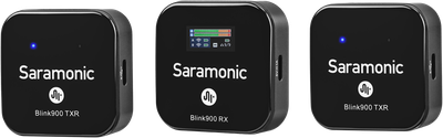 Saramonic Blink 900 B2R 2.4G WIRELESS Microphone Kit with recording function & charging box