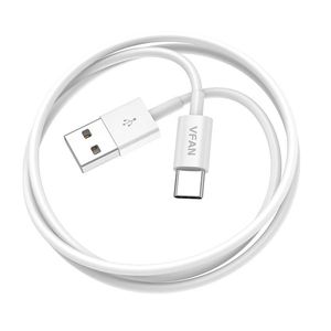 USB to USB-C cable Vipfan X03, 3A, 1m (white)