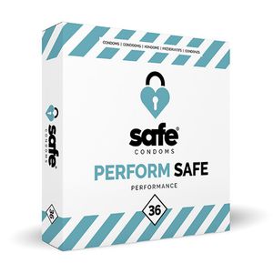 Safe - Prailginantys malonumą prezervatyvai 36 vnt