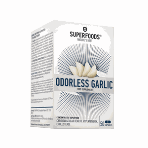 SUPERFOODS Odorless garlic kapsulės N50