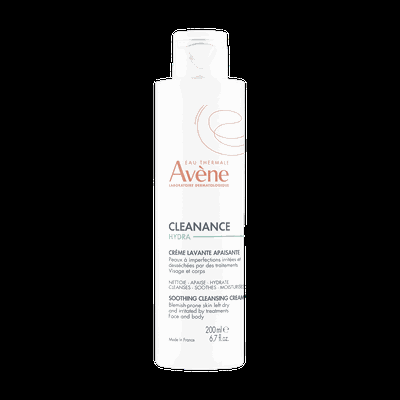 EAU THERMALE  AVENE CLEANANCE HYDRA kreminis prausiklis riebiai odai, 200 ml