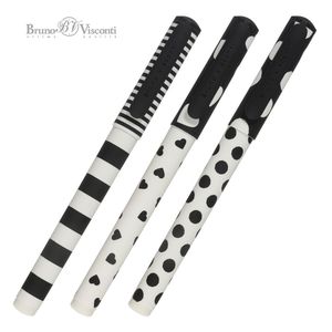 Rašiklis Bruno Visconti DreamWrite Black&White, 0.7mm, mėlynos spalvos