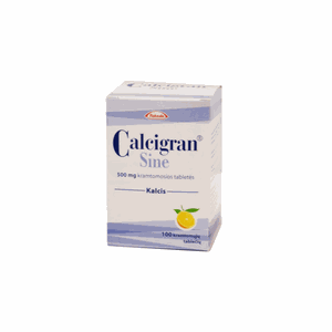 Calcigran Sine 500 mg kramtomosios tabletės N100 