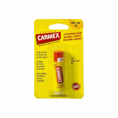 CARMEX lūpų balzamas CLICK STICK, SPF 15, bespalvis 4.25 g