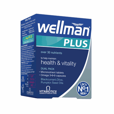 WELLMAN Plus kapsulės ir tabletės N28+28