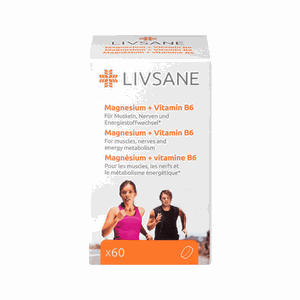 Livsane Magnis + Vitaminas B6 tabletės N60