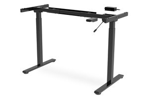 Stalo rėmas Digitus Desk frame, 71.5 - 121.5 cm, Maximum load weight 70 kg, Black