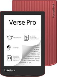E-Reader|POCKETBOOK|Verse Pro|6"|1072x1448|1xUSB-C|Wireless LAN|Bluetooth|Red|PB634-3-WW