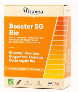 Maisto papildas VITAVEA Booster energijos pliūpsnis 5G Bio 10 amp.