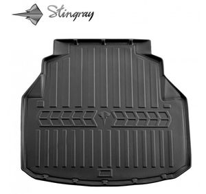 Guminis bagažinės kilimėlis MERCEDES-BENZ W204 C 2007-2015  (sedan) black /6012171