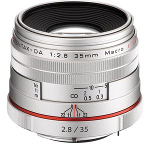Objektyvas Pentax HD DA 35mm f/2.8 MACRO Limited Silver