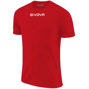 Marškinėliai Givova Capo MC Raudona MAC03 0012