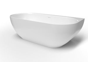Laisvai pastatoma lieto marmuro vonia Swiss Aqua Technologies, Lesly 170x82