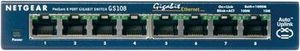 Netgear ProSafe 8-Port Gigabit Desktop Switch Metal (GS108GE)
