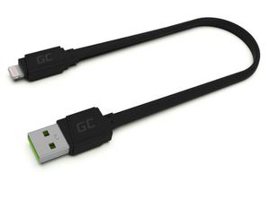 Green Cell Cable GCmatte Lightning flat 25 cm