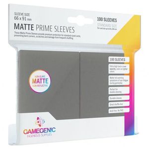 Gamegenic Card Game Sleeves: Matte Prime Dark Gray