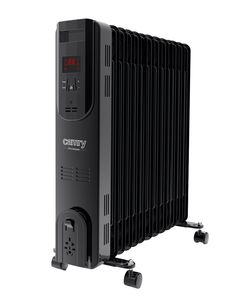 Tepalinis radiatorius Camry Oil-Filled Radiator with Remote Control CR 7814	 2500 W, Number of power levels 3, Black