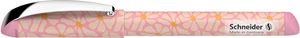 Plunksnakotis SCHNEIDER Glam, plastikinis rožinis korpusas, mėlynas rašalas, tinka kairiarankiams