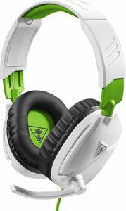 Turtle Beach RECON 70 Wired Over-ear Gaming Headphones with Foldable microphone - White/Green | Xbox One/Xbox Series X|S/PS4/PS5/Nintendo Switch/PC/Smartphones