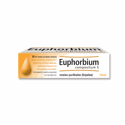 Euphorbium compositum S nosies purškalas (tirpalas) 20 ml