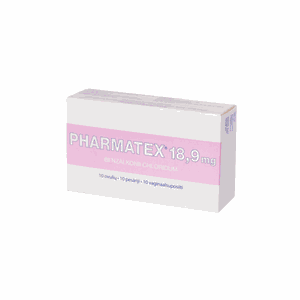 Pharmatex 18,9 mg ovulės N10