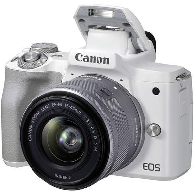 Canon EOS M50 Mark II + 15-45mm IS STM (White)