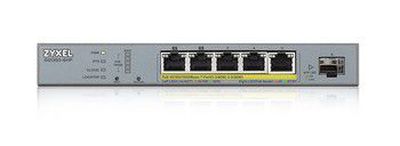 ZYXEL GS1350-6HP 6 Port managed CCTV PoE Switch long range 60W 802.3BT