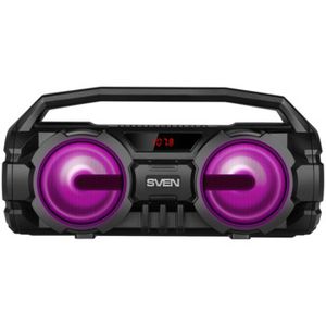 SVEN PS-415, black, Bluetooth, LED display, USB, Karaoke function.