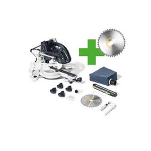 Akumuliatorinis traukiamas skersinio pjovimo pjūklas FESTOOL Kapex KSC 60 EB-Basic Mt Edt