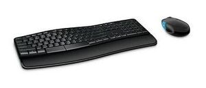 Microsoft Sculpt Comfort Desktop Set (Keyboard with EN/RU layout + mouse) | Contoured for comfort | Detachable palm rest | Split spacebar with backspace functionality | Four-way scrolling | Customizable Windows touch tab | Windows 10 hotkeys | BlueTrack technology