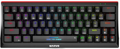 Marvo KG980B TKL 60% Wireless Mechanical Keyboard With RGB (US, Blue switch)
