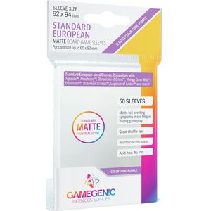 Gamegenic Matte Board Game Sleeves – Standard European