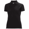 Moteriški marškinėliai HELLY HANSEN Manchester Polo, juodi XL