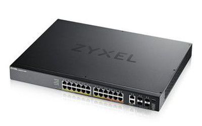 Zyxel XGS2220-30HP Valdomas L3 Gigabit Ethernet (10/100/1000) Maitinimas per Eternetą (PoE) Juoda