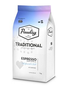 Kavos pupelės Paulig "Traditional Espresso" 1kg UTZ