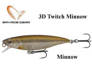 Vobleris Savage Gear 3D Twitch Minnow Minnow 6.6 cm