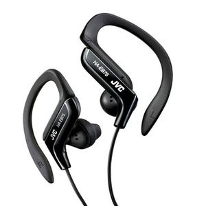 JVC HA-EB75-B-E Black Sports Headphone with Adjustable Clip