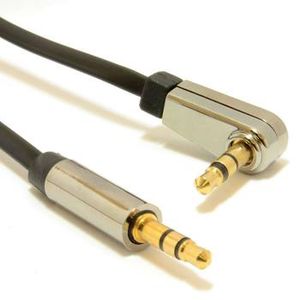 GEMBIRD CCAP-444L-6 Right angle 3.5mm stereo audio cable 1.8m
