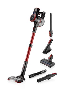 Dulkių siurblys šluota ETA Vacuum Cleaner ETA223390000 Fenix Cordless operating Handstick 25.2 V N/A W Operating time (max) 40 min Grey/Red