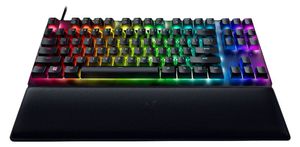 Žaidimų klaviatūra Razer Huntsman V2 Tenkeyless, RGB LED light, US, Wired, Linear Red Switch, Juoda