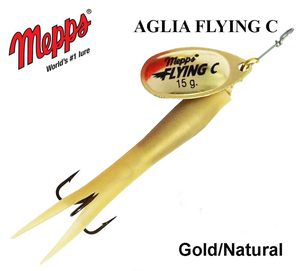 Sukrė Mepps Aglia Flying C Gold/Natural 10 g