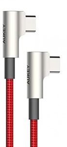 AUKEY CB-CMD37 Red OEM USB C - USB C Nylon Cab